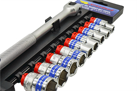 1/2 In. 10PCS Socket Set