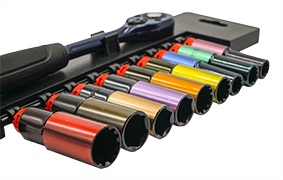 1/2 In. 10PCS Socket Set (COLORFUL) 