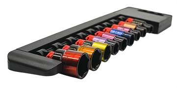 3/8 In. 9PCS Socket Set (COLORFUL)