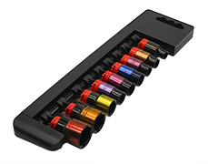 3/8 In. 9PCS Socket Set (COLORFUL)