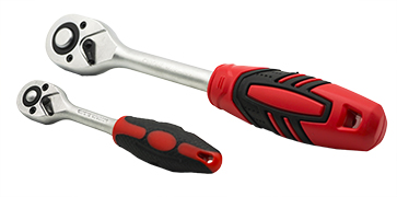 1/4, 3/8 and 1/2 In. Drive Grip Ratchet Handle